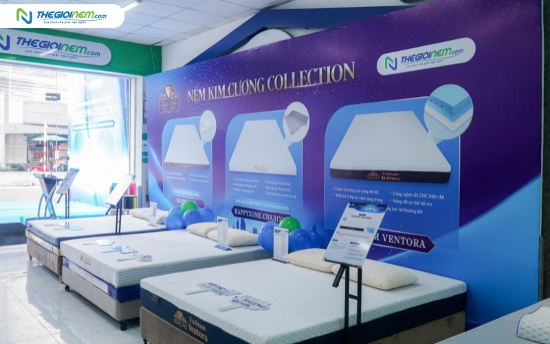 Dễ dàng trải nghiệm sản phẩm tại Thế Giới Nệm