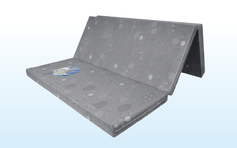 Nệm gấp 3 cao su bông Titanium Kim Cương