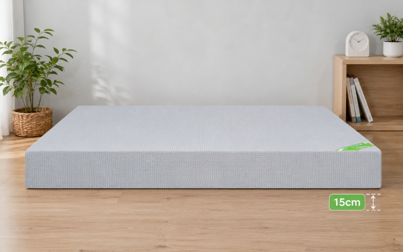 Nệm bông ép thẳng 15cm dành cho vợ chồng