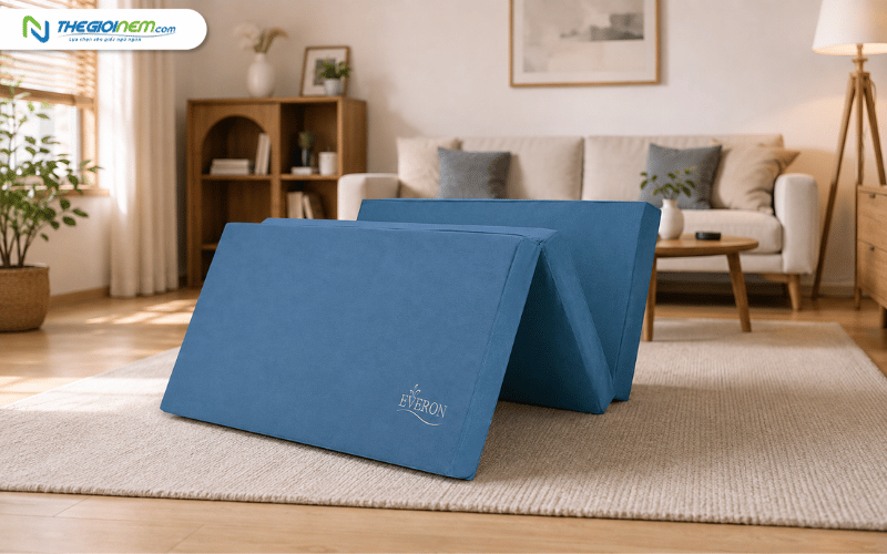 Nệm gấp 3 1m6x2m