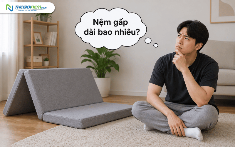 Nệm gập giá bao nhiêu