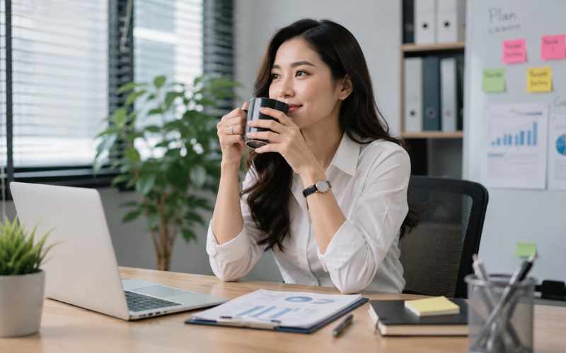 Uống cà phê là một cách để tỉnh táo