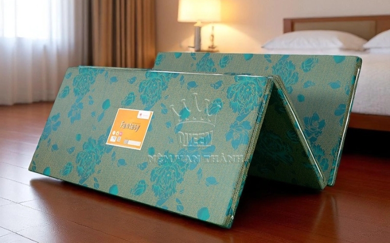 Nệm bông ép Vạn Thành vải Tricat