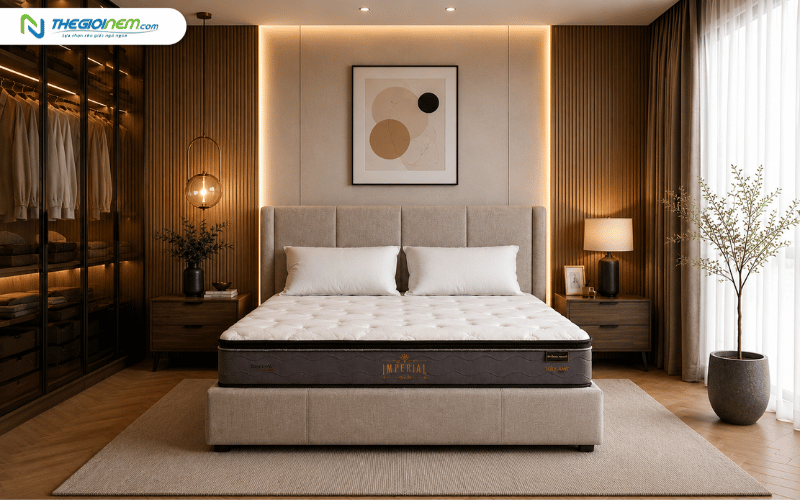 Nệm lò xo túi Dunlopillo Imperial