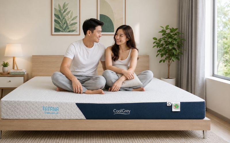 Nệm cưới thường được các cặp vợ chồng mới cưới lựa chọn cho phòng ngủ