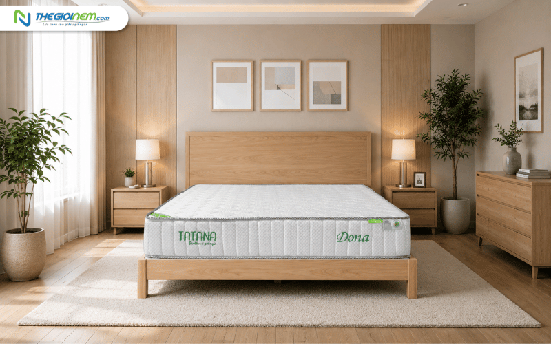 TATANA Nệm lò xo Dona