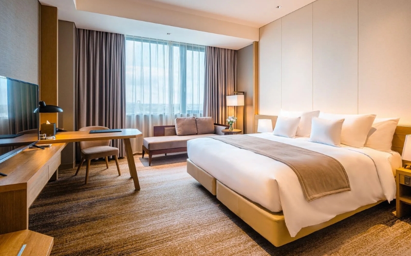 Khách sạn thường sử dụng nệm có thiết kế đáp ứng tần suất sử dụng thường xuyên