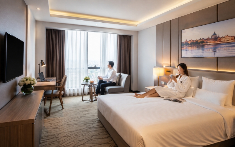 Nệm khách sạn chất lượng mang đến trải nghiệm nghỉ ngơi tốt hơn cho khách lưu trú