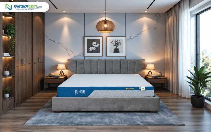 Nệm foam đa tầng cao su Sleep Lux TATANA