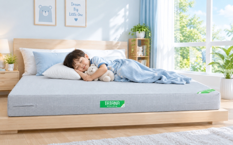 Chọn nệm phù hợp giúp bé ngủ ngon, thoải mái