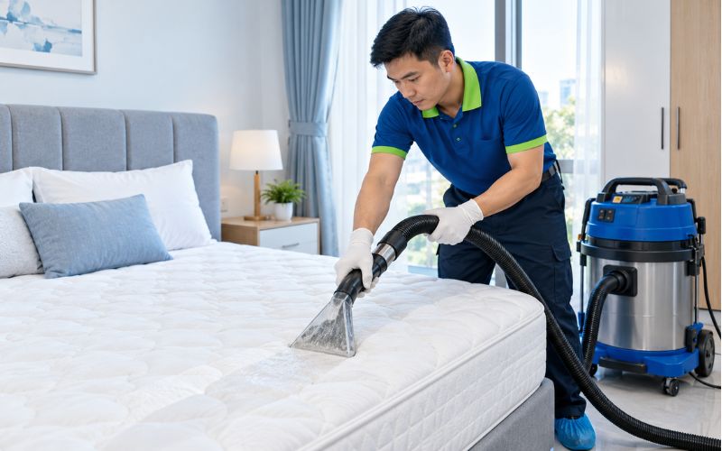 Dịch vụ vệ sinh nệm công nghiệp