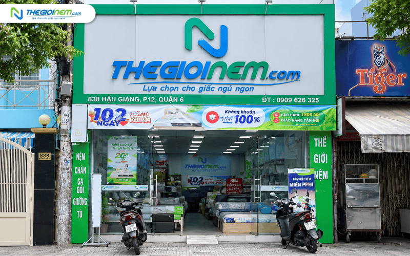 Thế Giới Nệm 838 Hậu Giang phường Phú Lâm