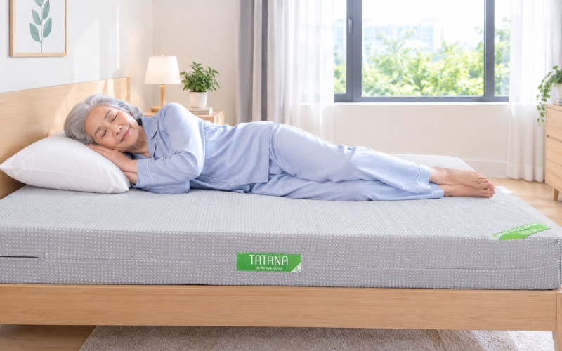 Chọn nệm có độ cứng phù hợp cho người cao tuổi
