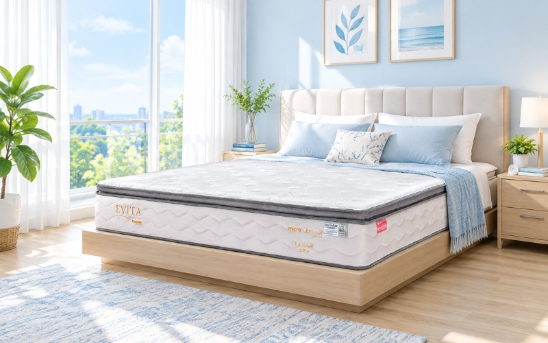 Đệm lò xo Dunlopillo Evita 28cm