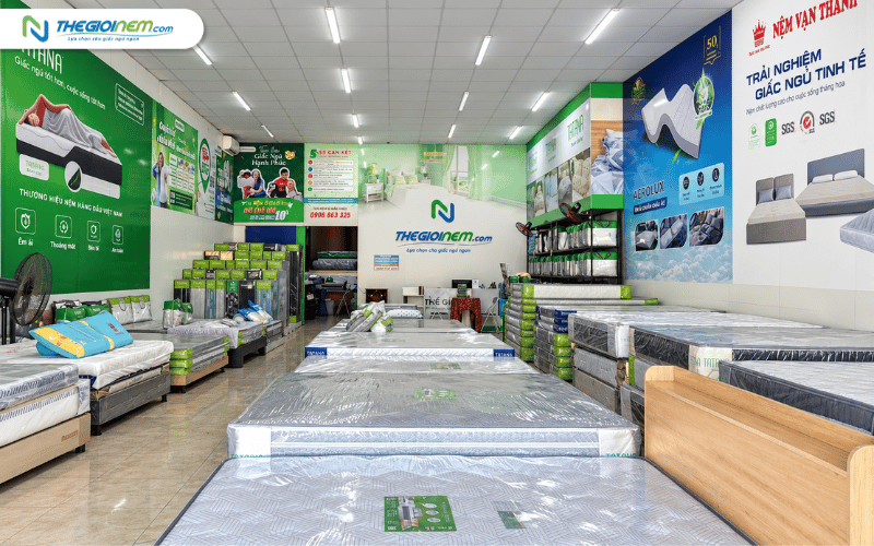 Không gian showroom nệm tại phường Phước Long