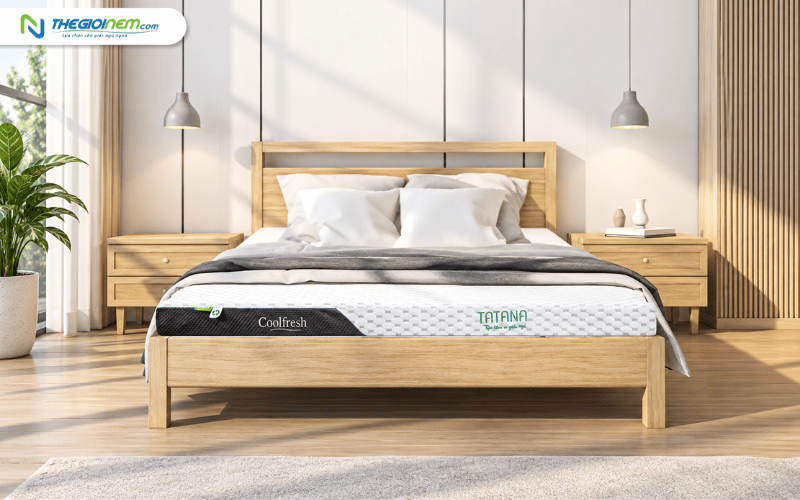 Nệm cao su thiên nhiên TATANA Cool Fresh