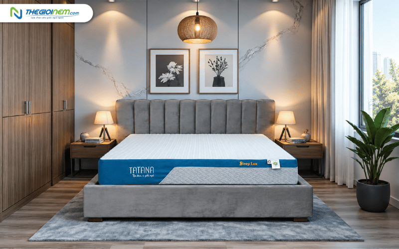 Nệm foam đa tầng cao su Sleep Lux TATANA