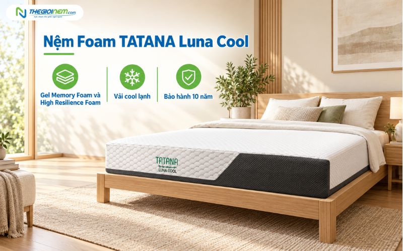 Nệm Foam Luna Cool Tatana