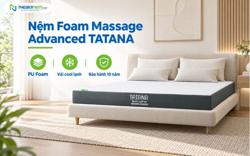 Nệm Foam Massage Advanced Tatana