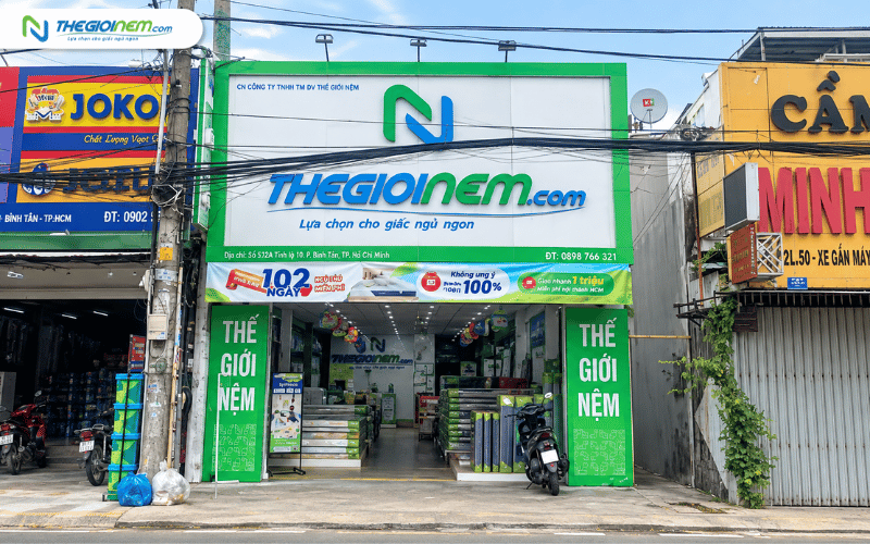 Showroom Thế Giới Nệm Bình Chánh tại Quốc Lộ 50
