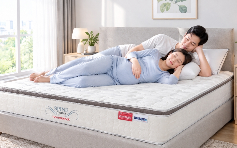 Chọn nệm phù hợp, cách ly chuyển động cho vợ và chồng