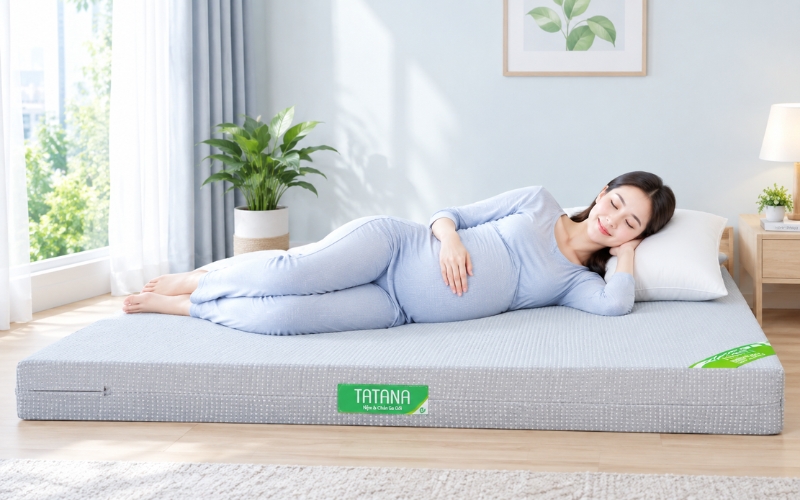 Nệm bông ép cho mẹ bầu