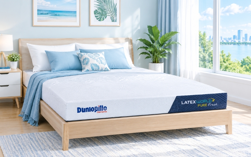 Nệm cao su Dunlopillo Latex World Pure Fresh 20cm