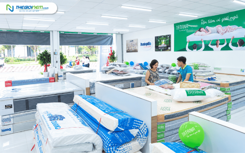 trải nghiệm nệm trước khi mua tại phường Long Bình