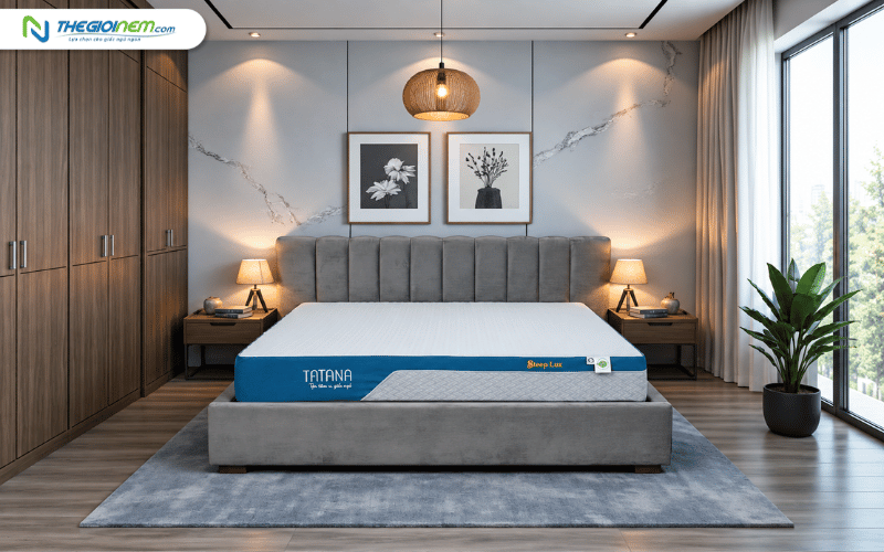 Nệm foam đa tầng cao su Sleep Lux TATANA