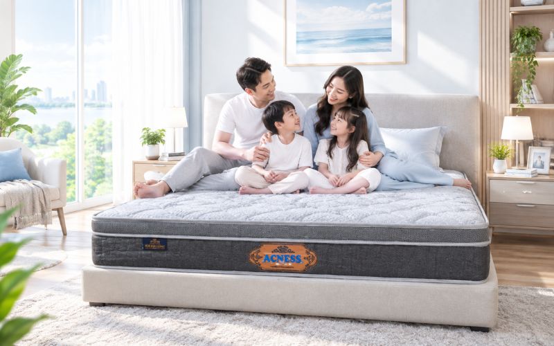 Chọn nệm lò xo túi Kim Cương cho gia đình
