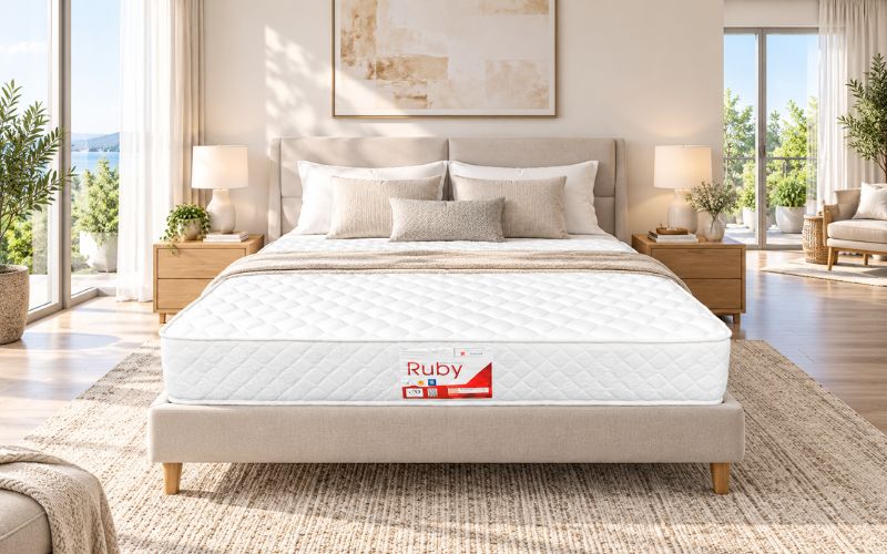 Nệm lò xo túi Ruby Vạn Thành 27cm