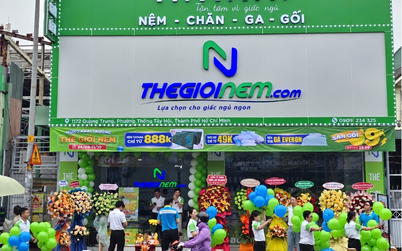 Thế Giới Nệm là địa chỉ phân phối nệm cao cấp chính hãng nhiều thương hiệu