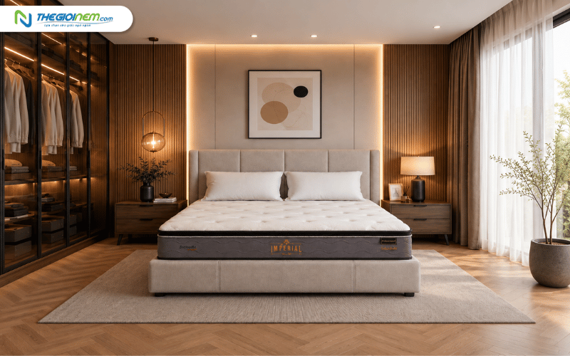 Nệm lò xo túi Dunlopillo Imperial