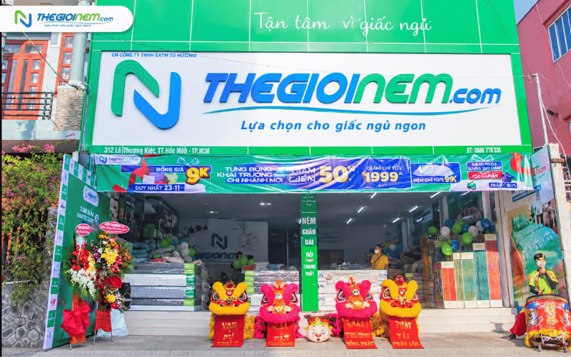 showroom Thế Giới Nệm Hóc Môn 202 Lý Thường Kiệt