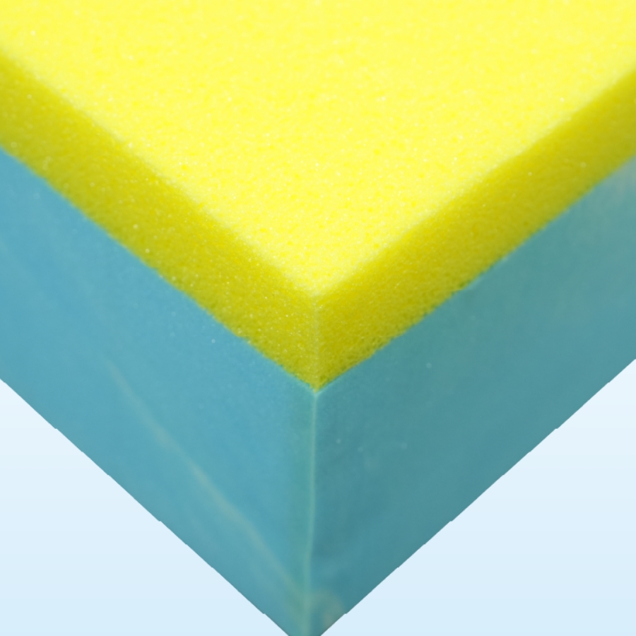 Chất liệu foam với 2 lớp