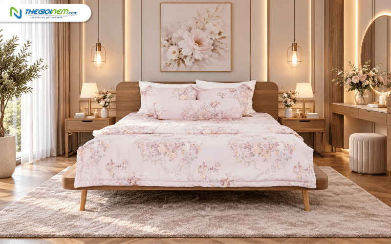 Bộ chăn ga cưới đẹp