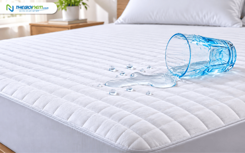 Ga chống thấm cho bé giúp bảo vệ bề mặt nệm