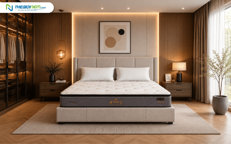 Nệm lò xo túi Dunlopillo Imperial
