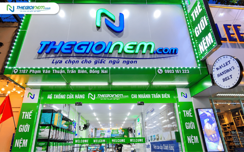 Cửa hàng bán nệm Kim Cương tại Biên Hòa Đồng Nai