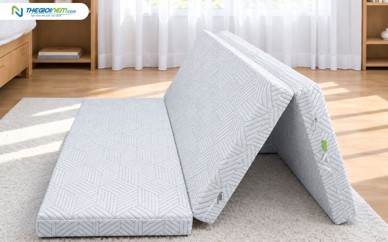 Nệm cao su bông TATANA gấp 3