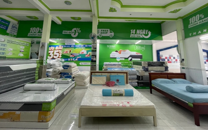 Cửa hàng bán nệm chính hãng tại phường Rạch Giá An Giang