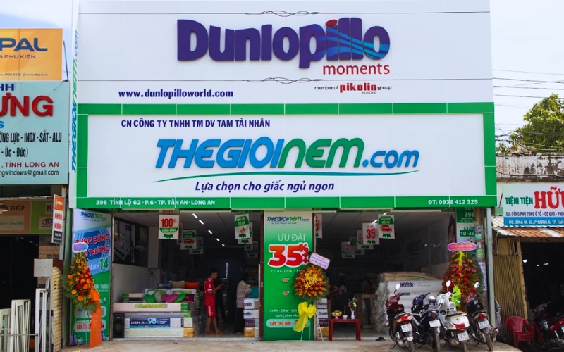 Chi nhánh Thế Giới Nệm tại phường Long An, tỉnh Tây Ninh