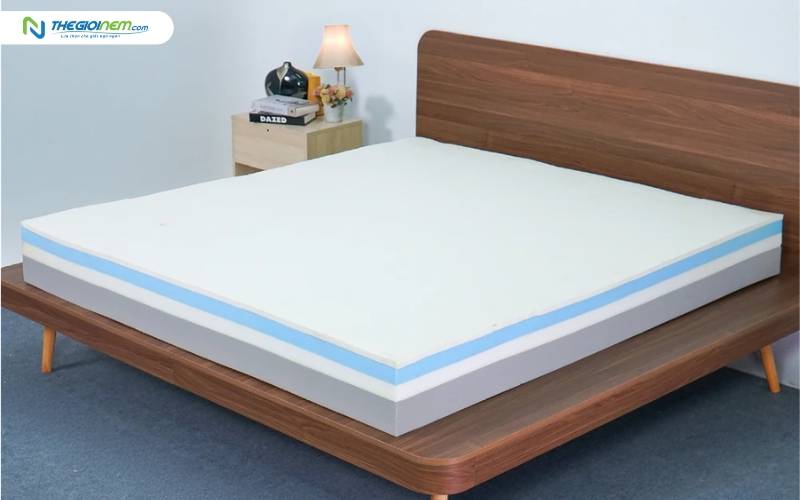 Nệm foam có cấu trúc nâng đỡ linh hoạt với nhiều lựa chọn độ dày.