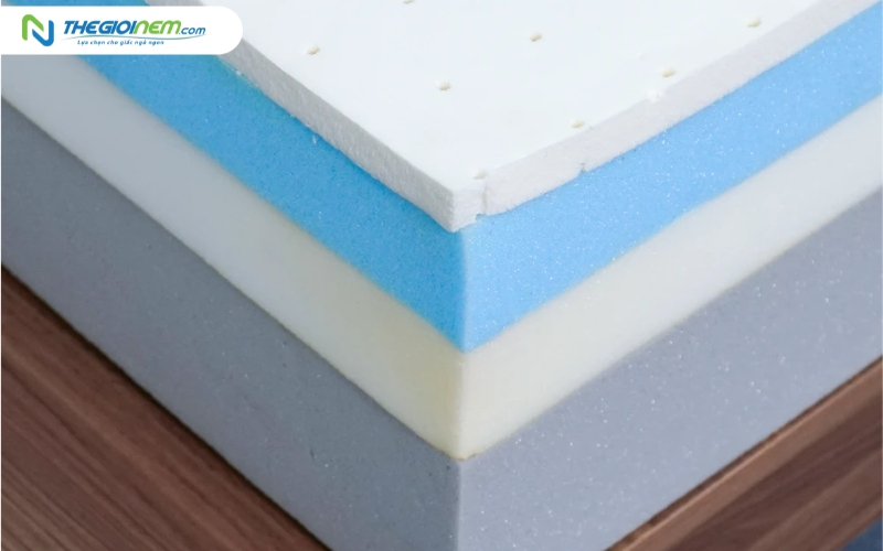 Nệm foam nhiều lớp tại Thế Giới Nệm dành cho nhu cầu nghỉ ngơi hằng ngày.