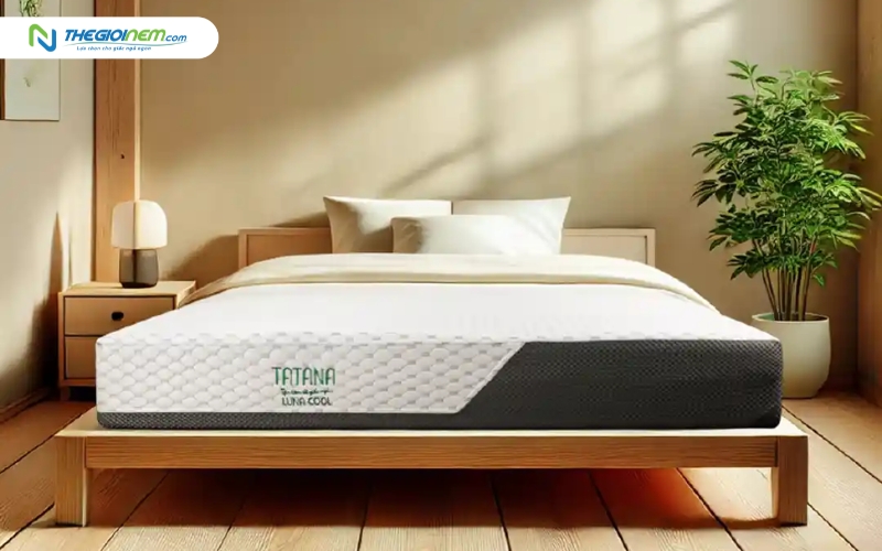 Nệm foam TATANA Luna Cool kích thước 140 x 200 cm.
