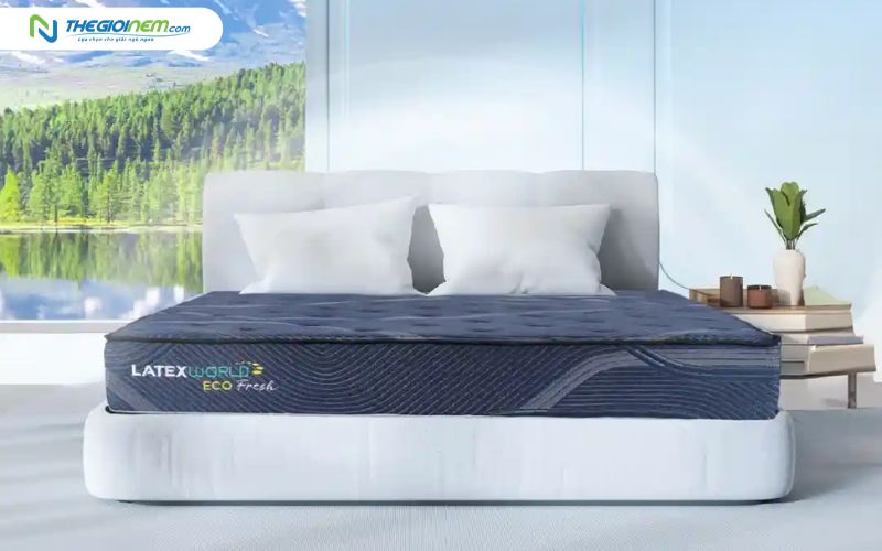 Nệm cao su 1m8 x 2m có thiết kế lỗ thông khí