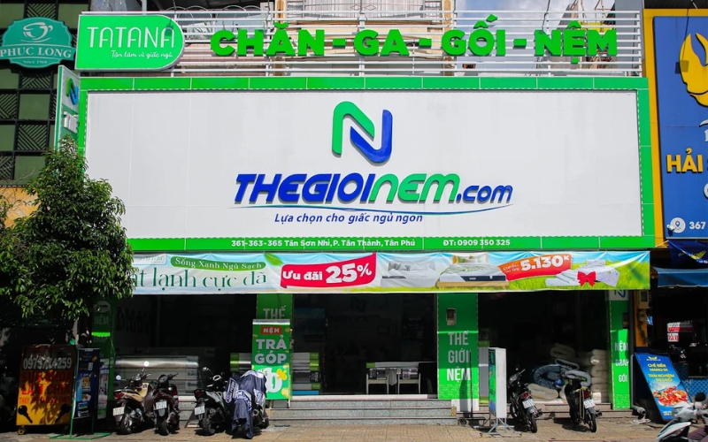 Thế Giới Nệm chi nhánh Tân Phú