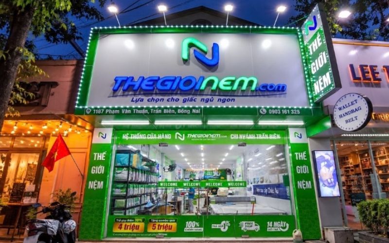 Cửa hàng Thế Giới Nệm Biên Hòa