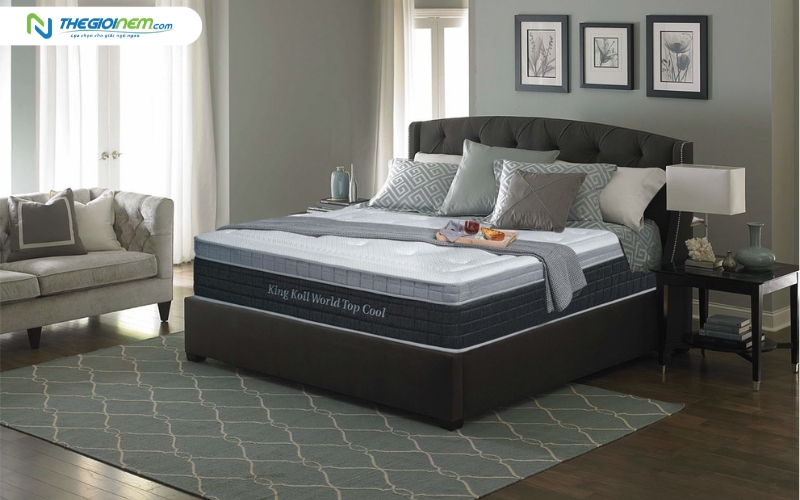 Nệm 2m x 2m kích thước lớn dành cho phòng ngủ rộng