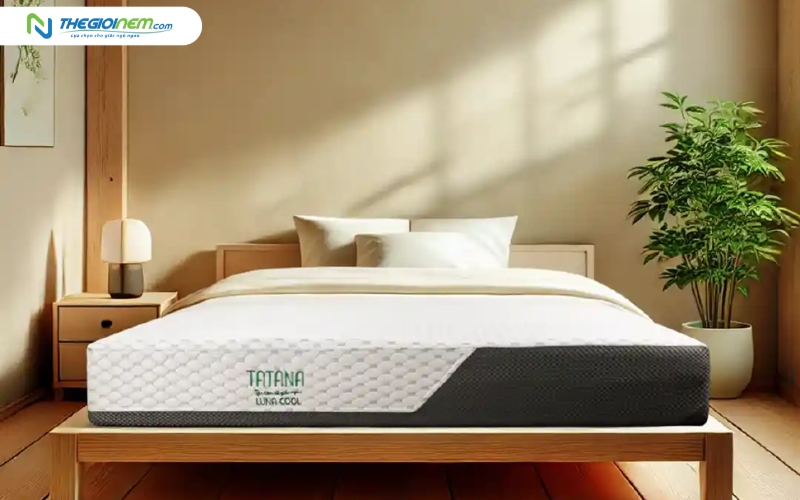 Nệm Foam TATANA Luna Cool với thiết kế dành cho giấc ngủ thoải mái